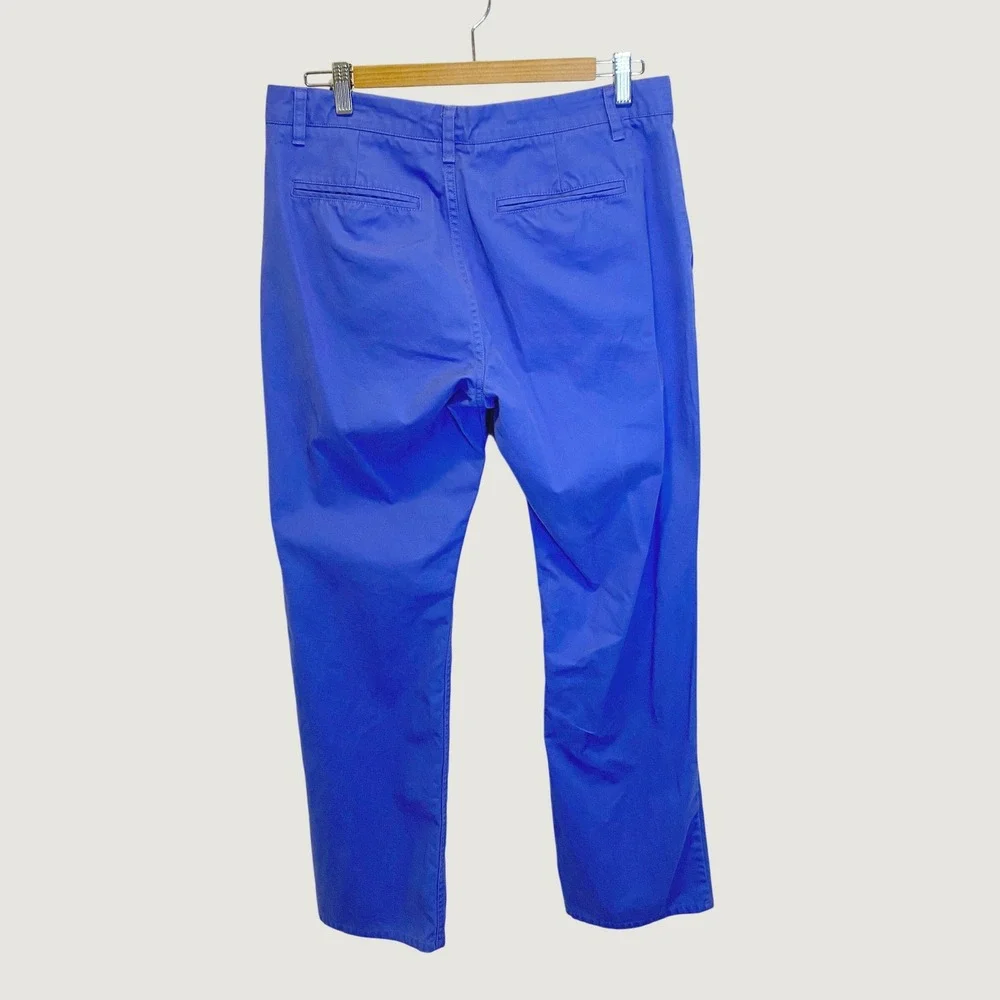 Bonobos Washed Chinos Mens 32x32 Blue Excellent Straight Fit Cotton Pants